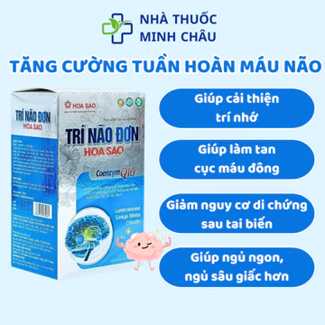 Viên Uống Bổ Não Trí Não Đơn Hoa Sao Cải Thiện Trí Nhớ Tăng Tuần Hoàn Máu Não Giảm Nguy Cơ Tai Biến