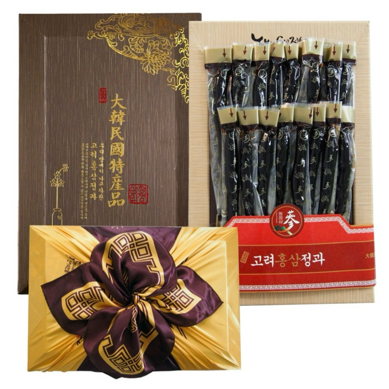 < Quà tặng cao cấp >Mứt nhân sâm đỏ Goryeo Jeonggwa Jeolpyeon, Hongsam Jeonggwa Practical