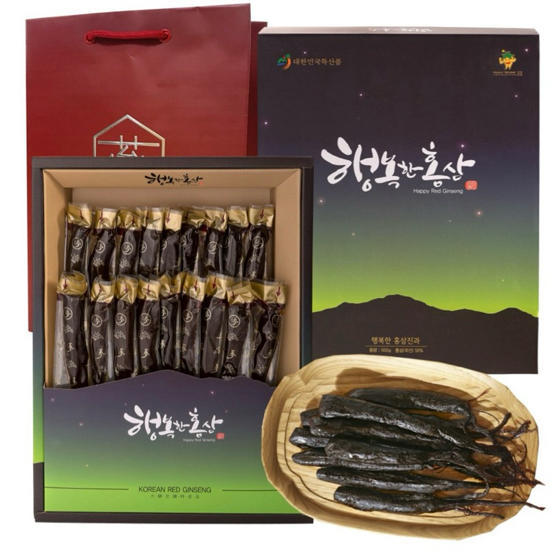 < Quà tặng cao cấp >Mứt nhân sâm đỏ Goryeo Jeonggwa Jeolpyeon, Hongsam Jeonggwa Practical