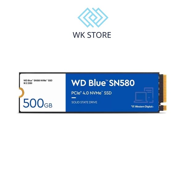 Ổ cứng SSD Western Digital Blue SN580 500GB | PCIe Gen4 x4 NVMe M