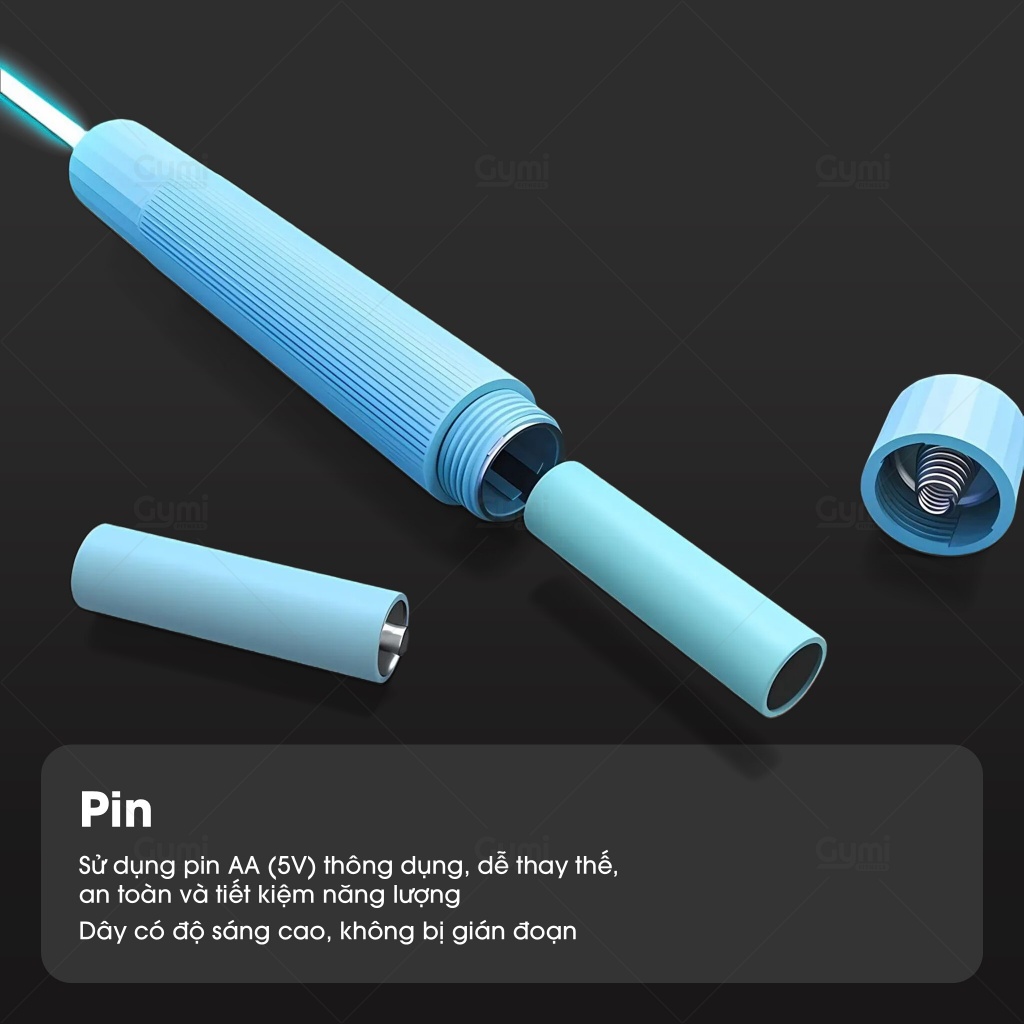 Dây Nhảy PU Phát Sáng Hiệu Ứng Chuyển Màu - LED Jump Rope - DN08