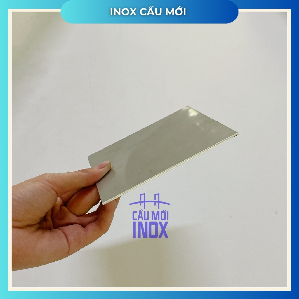 Bản mã inox 304, kích thước 110x110x1.2mm, cắt laser chính xác, chất lượng cao