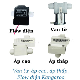 Áp Cao, Áp Thấp, Van Từ, Van Sục Rửa RO, Nắp Lõi HU - Hàng Chính Hãng Kangaroo 100%