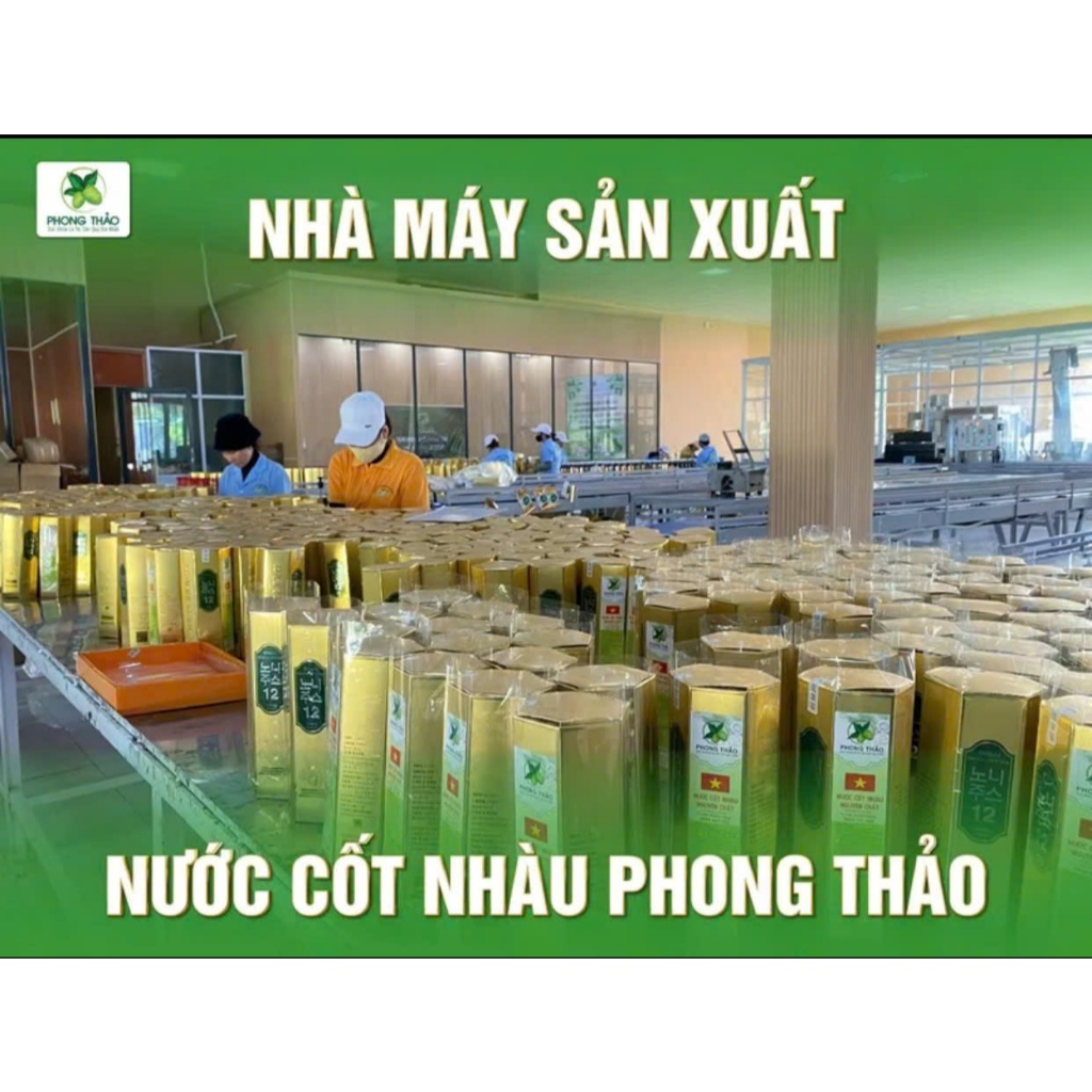 Nước cốt Nhàu Phong Thảo xuất khẩu Hàn Quốc 1L[ MUA 8 TẶNG 2 ]