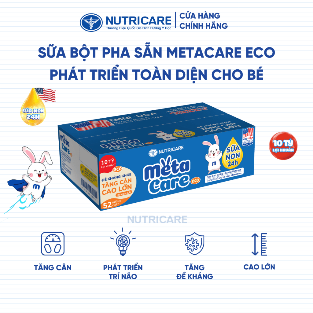 Ưu điểm Sữa Metacare ECO Nutricare