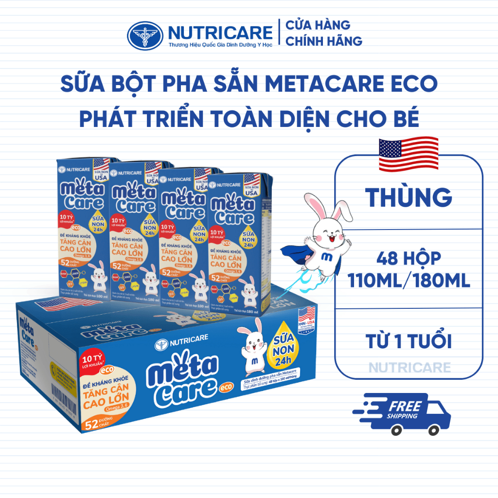 Sữa Metacare ECO Nutricare 48 hộp