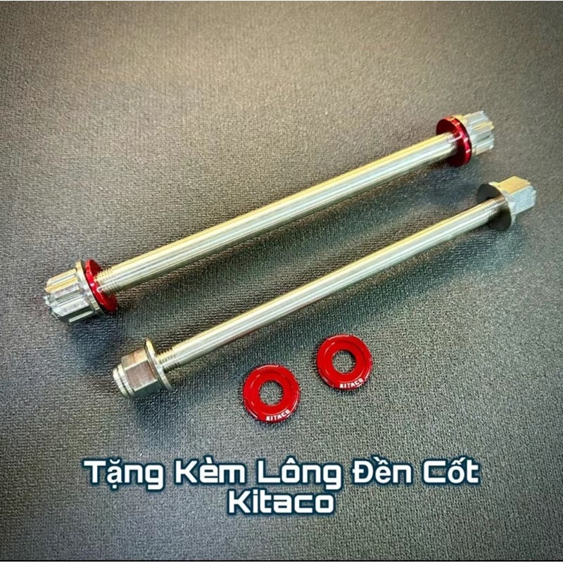Trục inox kèm long đền gắn các dòng xe wave , đream cup , future ...