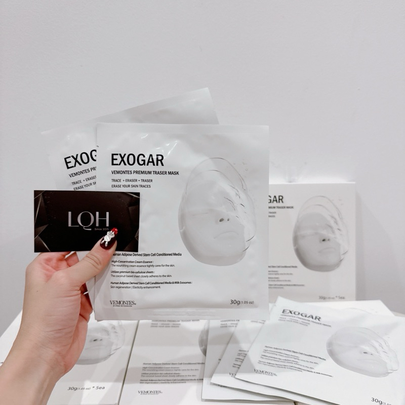 Mặt nạ tế bào gốc mô mỡ Exogar Vemontes Premium Traser Mask [Giá