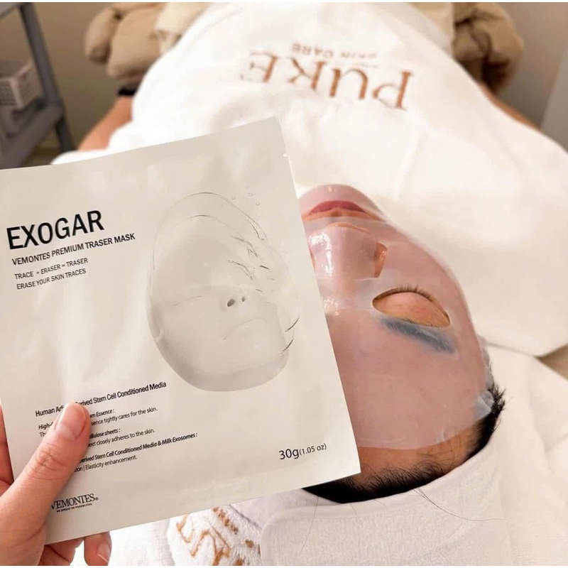Mặt nạ tế bào gốc mô mỡ Exogar Vemontes Premium Traser Mask [Giá