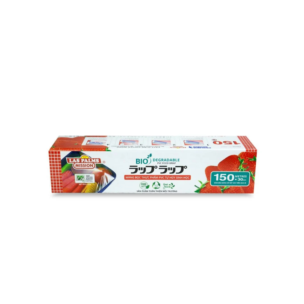 Ảnh Màng Bọc Thực Phẩm PVC TỰ HUỶ SINH HỌC Las Palms, Nhiều kích thước, Nguyên liệu nhập khẩu Hàn Quốc 4
