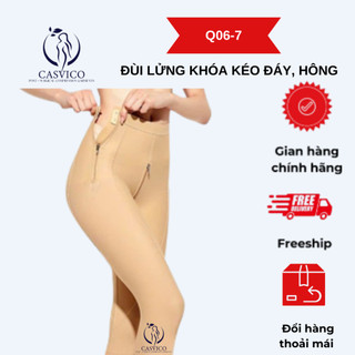 Quần định hình lửng, khóa kéo đáy hỗ trợ sau phẫu thuật thẩm mỹ Q06-7