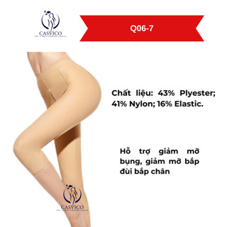 Quần định hình lửng, khóa kéo đáy hỗ trợ sau phẫu thuật thẩm mỹ Q06-7