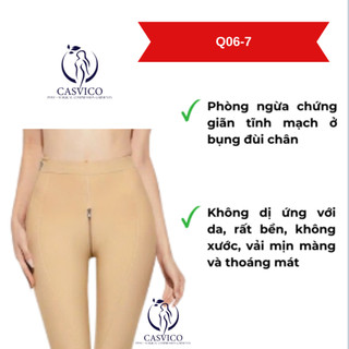 Quần định hình lửng, khóa kéo đáy hỗ trợ sau phẫu thuật thẩm mỹ Q06-7