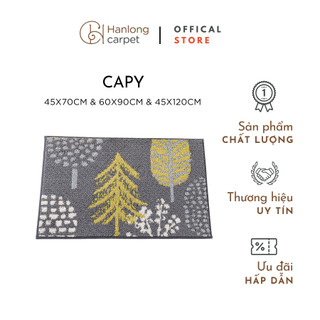 [H] Thảm chùi chân CAPY bề mặt thảm mềm mại tạo cảm giác êm ái, mềm mị, thấm hút nước tốt, bền bỉ
