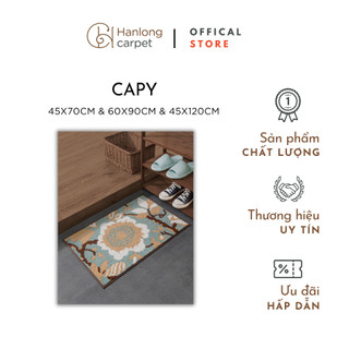 [H] Thảm chùi chân CAPY bề mặt thảm mềm mại tạo cảm giác êm ái, mềm mị, thấm hút nước tốt, bền bỉ