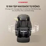 Ghế massage KINGSPORT G11 New công nghệ rung sóng âm Kingsonic, 12 bài massage tự động — ảnh 6