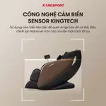 Ghế massage KINGSPORT G11 New công nghệ rung sóng âm Kingsonic, 12 bài massage tự động — ảnh 7