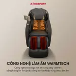 Ghế massage KINGSPORT G11 New công nghệ rung sóng âm Kingsonic, 12 bài massage tự động — ảnh 4
