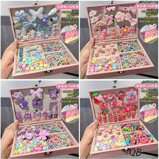 Phụ Kiện Tóc Cho Bé Gái - Kẹp Tóc Cho Bé Kuromi Hoạt Hình Dễ Thương Kèm Hộp , Quà Tặng Sinh Nhật Cho Bé - Gia Dụng Alulu