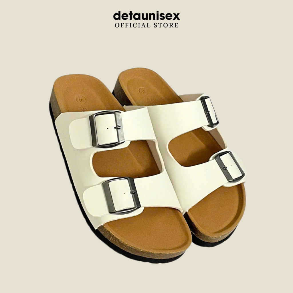 Ảnh Dép Birken đế trấu quai ngang 2 khoá nam nữ thời trang DETAUNISEX - DETA21TD 3