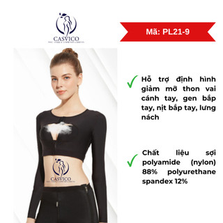 Áo định hình tay lưng nách sau phẫu thuật thẩm mĩ dài full tay mã PL21-9