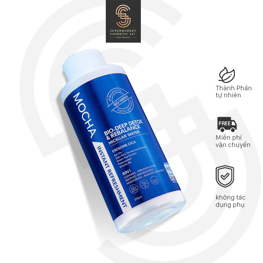 Tẩy Trang Sạch Sâu  300ML Và Phục Hồi Hàng Rào Sinh Học Bio-Deep Detox & Rebalance Mocha