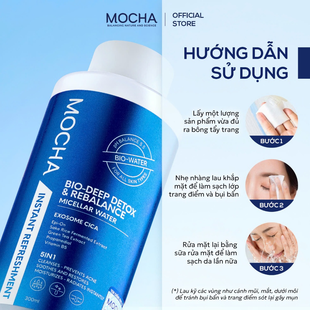Tẩy Trang Sạch Sâu  300ML Và Phục Hồi Hàng Rào Sinh Học Bio-Deep Detox & Rebalance Mocha