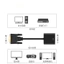 Cáp chuyển đổi DVI sang VGA dvi24+1 sang vga kèm chip máy tính HD cáp màn hình 1080P