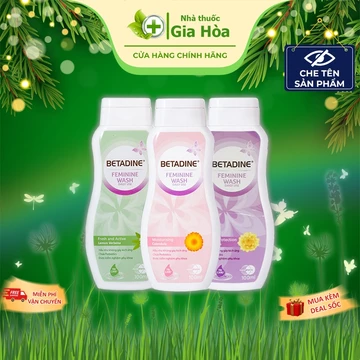 Dung dịch vệ sinh phụ nữ Betadine (CHÍNH HÃNG) 100ml / 250ml