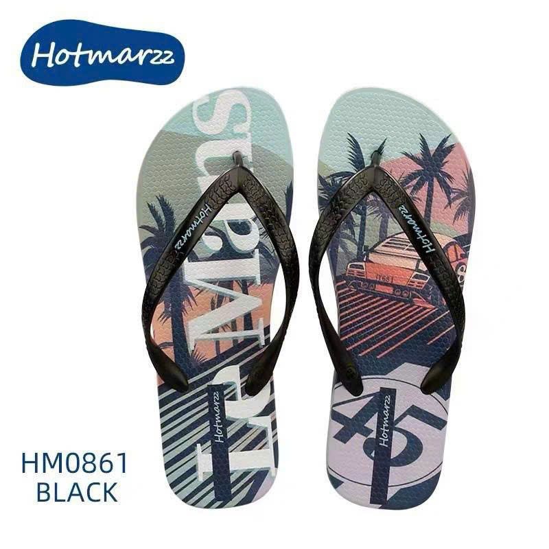 Dép Hotmarzz Cao Cấp Nam Đế Bằng Chống Hôi Chân Bền Màu Fullbox