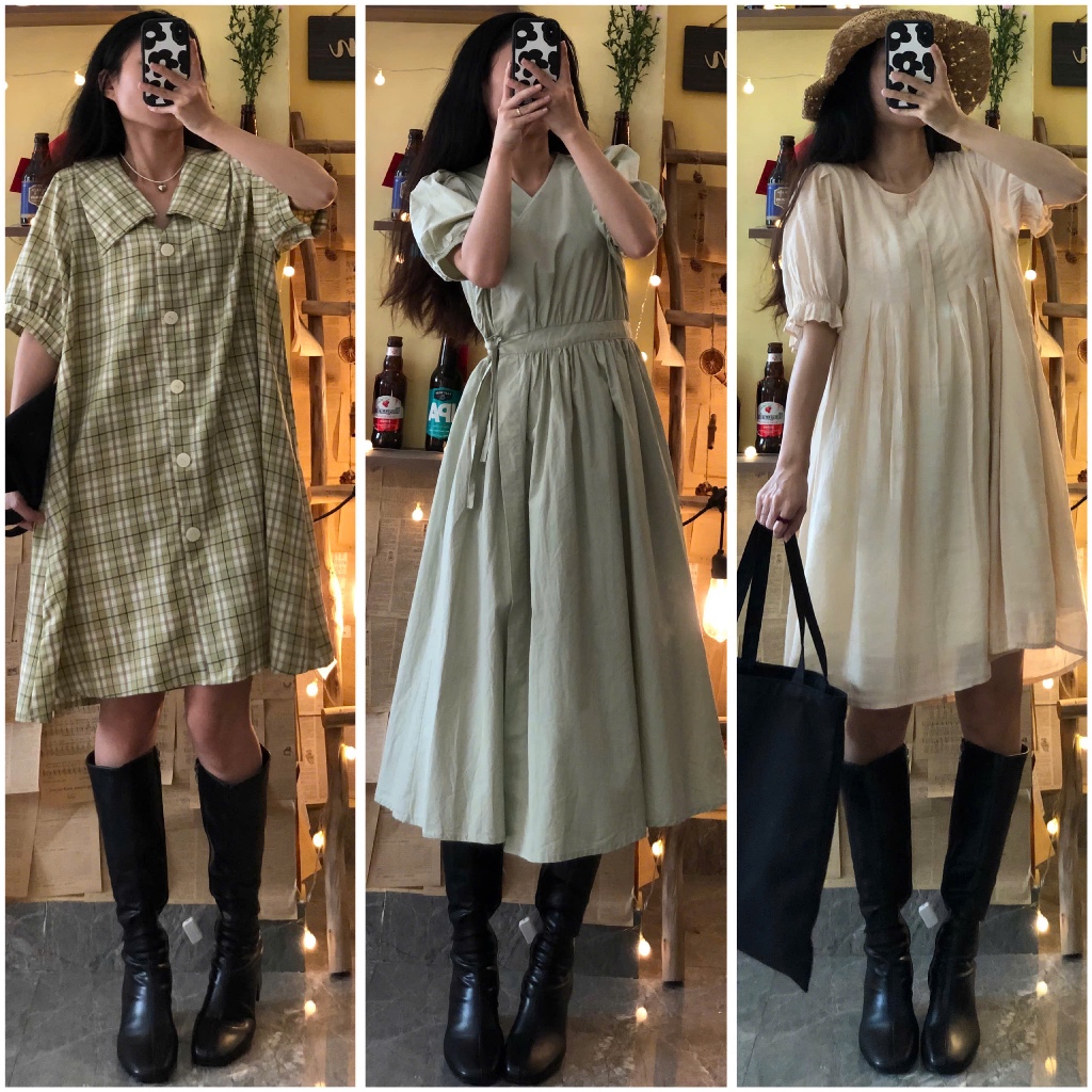[update tháng 2.2026] Đầm váy vintage dáng dài update thường xuyên ins: april6_clothing [2hand]
