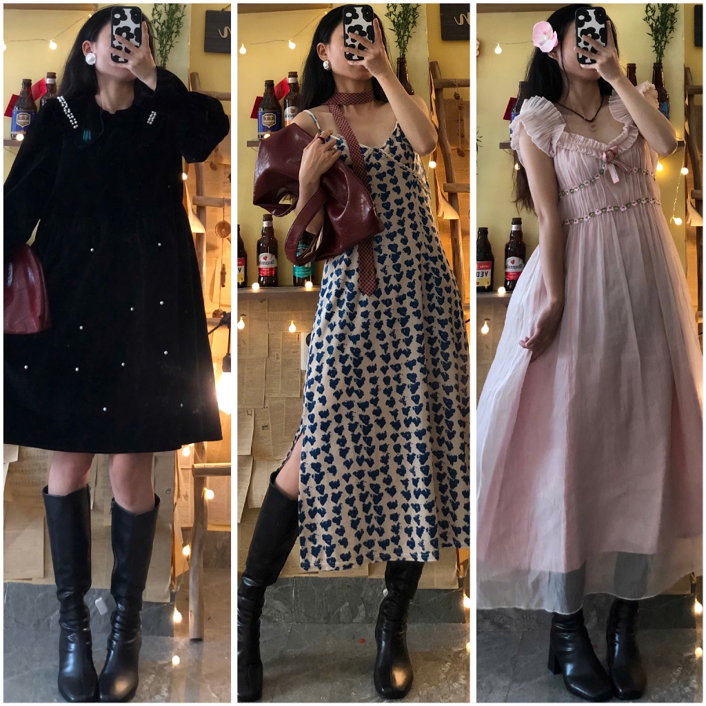 [update tháng 2.2026] Đầm váy vintage dáng dài update thường xuyên ins: april6_clothing [2hand]