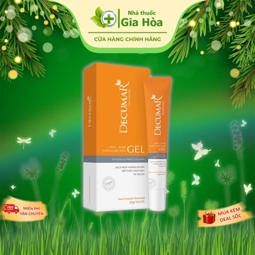 Decumar Advanced - Kem nghệ Nano / Nano curcumin giảm mụn, sẹo, kiểm soát nhờn (Decuma / Dercuma / Dercumar / Dercuma)