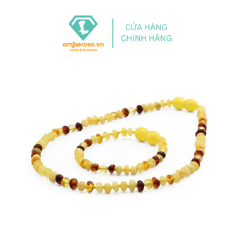 Vòng cổ - Vòng tay Hổ Phách tự nhiên Amberose cho bé sơ sinh đến 3 tuổi