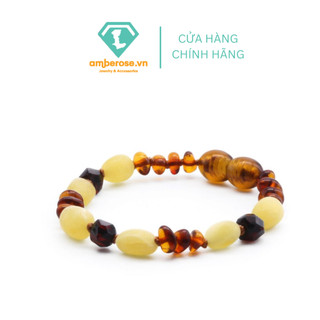 Vòng cổ - Vòng tay Hổ Phách tự nhiên Amberose cho bé sơ sinh đến 3 tuổi