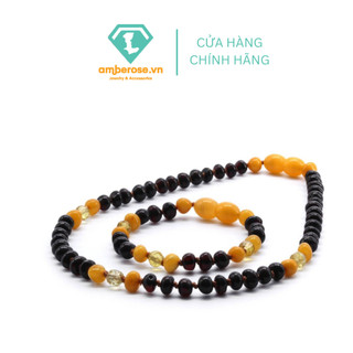 Vòng cổ - Vòng tay Hổ Phách tự nhiên Amberose cho bé sơ sinh đến 3 tuổi