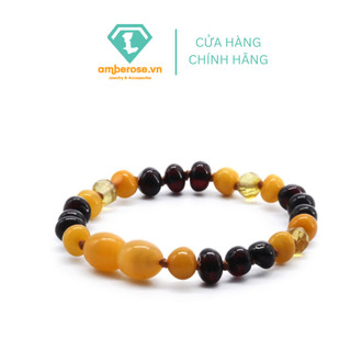 Vòng cổ - Vòng tay Hổ Phách tự nhiên Amberose cho bé sơ sinh đến 3 tuổi