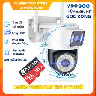 Camera YooSee Ngoài Trời 2 mắt / 3 mắt - Góc nhìn rộng siêu nét - xem đêm có màu - xoay 360