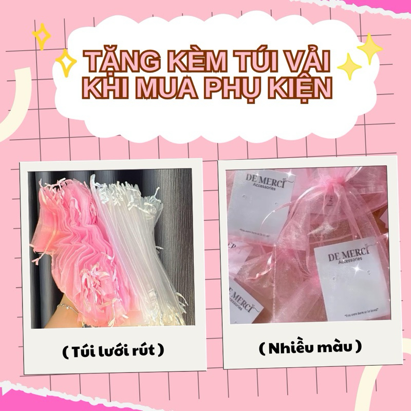 dây chuyền vòng cổ De Merci Accessories dẹp điều chỉnh chiều dài cá tính nữ