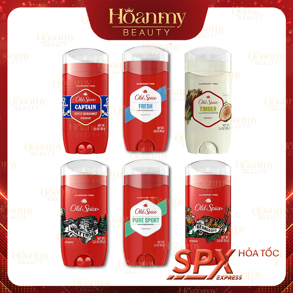 Sáp Khử Mùi Old Spice nhiều mùi hương 85g | 73g (nhập khẩu chính ngạch từ Mỹ)