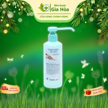 Dung dịch nước rửa tay sát khuẩn Aniosgel 500ml (CHÍNH HÃNG - NHẬP KHẨU PHÁP) [Anios]