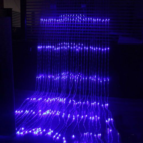 Bộ Đèn Led Thả Rèm Mưa Rơi/ Thác Nước - Đèn Nháy Thả Mành, Trang Trí Cây Đẹp Lung Linh ( 3m x 2m )