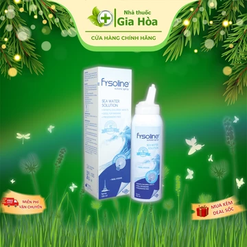 Gifrer Fysoline Isotonic Spray - Nước muối biển sâu đẳng trương (Pháp) xịt vệ sinh mũi, giảm sổ mũi, nghẹt mũi trẻ em