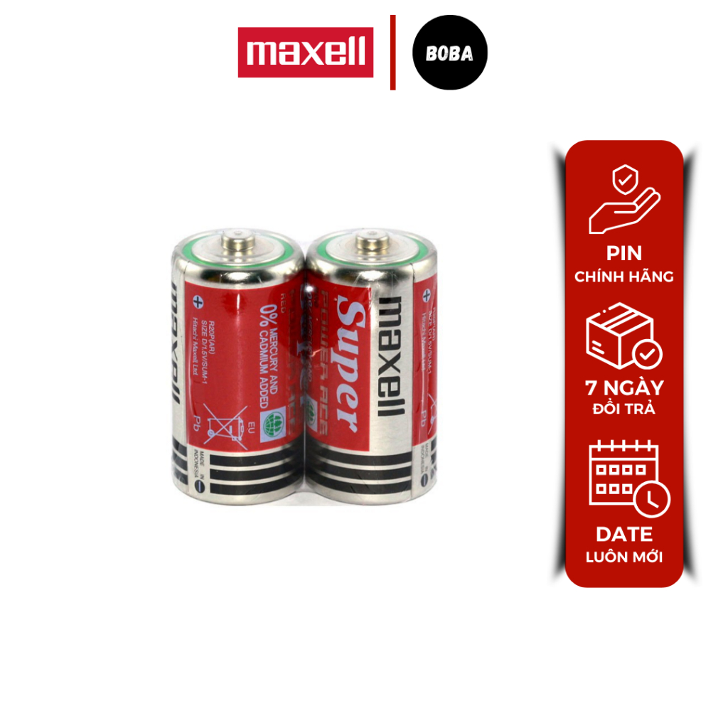 Pin Trung Maxell R14P(AR) 2P - Pin Maxell Chính Hãng | Shopee Việt Nam