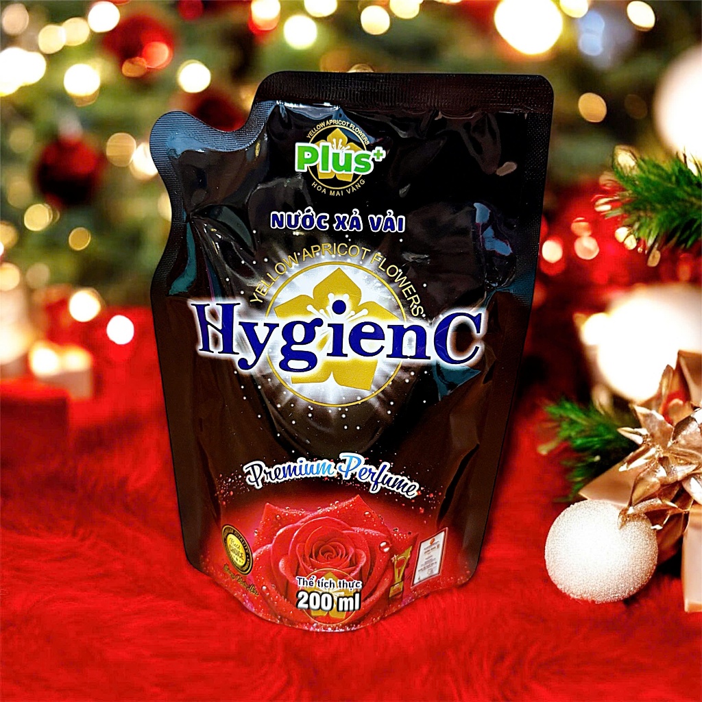 Ảnh Túi Nước Xả Vải HygienC Plus 200ml Hương Nước Hoa Cao Cấp Lưu Hương Tới 100 Giờ - Hàng Chính Hãng 3