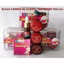 Bộ Kem Thoa Nám Cherry Đỏ yahee thái lan chính hãng