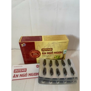 Viên uống ĂN NGỦ NGON INTEND hộp 30 viên hỗ trợ ăn ngủ ngon bồi bổ sức khỏe