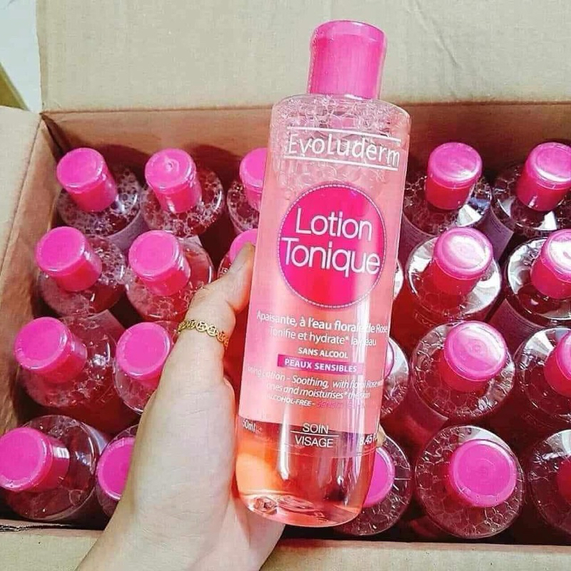 Hàng hãng full size-Toner Evoluderm không cồn giúp se khít lỗ chân lông.