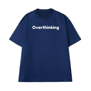 Áo Thun NGỐ TEE In Chữ Overthinking Chất Vải Cotton 100 Cao Cấp Thoáng Mát Form Rộng