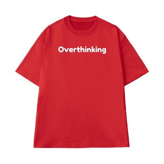 Áo Thun NGỐ TEE In Chữ Overthinking Chất Vải Cotton 100 Cao Cấp Thoáng Mát Form Rộng